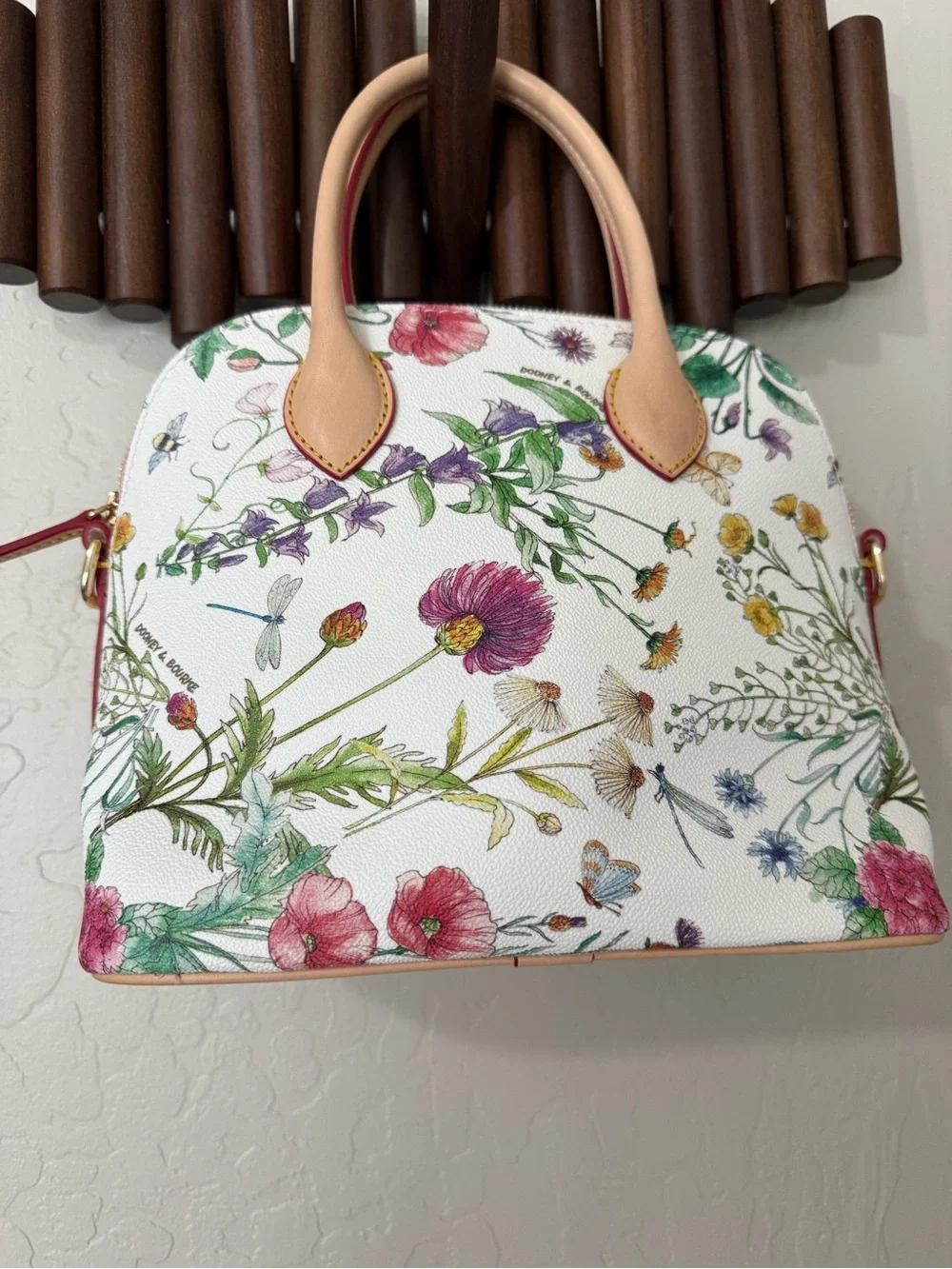 Dooney & Bourke Botanicals Dome Satchel - Picture 2 of 6